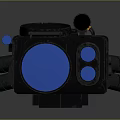 Professional Commercial Optical Equipment With Blue Lens And Green Indicator Light