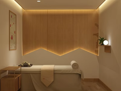 New Chinese SPA Massage Shop 3d model