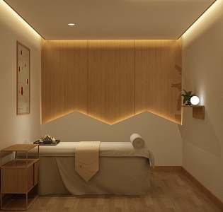 New Chinese SPA Massage Shop 3d model