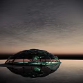 Landscape Bionic Membrane Structure 3d model