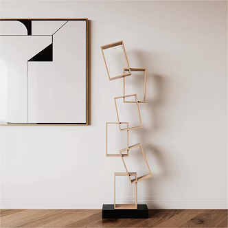 Quiet solid wood device ornaments 3d model