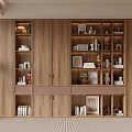 Modern Wooden Bookcase With Shelves For Books Decorative Items And Storage