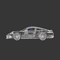 Silver Luxury Sports Car With Sleek Design And Alloy Wheels Parked In Modern Parking Lot