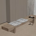 Middle Ancient Log Other Stool Log Bench Wooden Stool Meal Side Stool 3d model