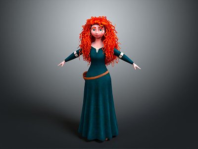 Modern Disney Heroine Disney Characters Disney Princess Disney Beauty 3d model