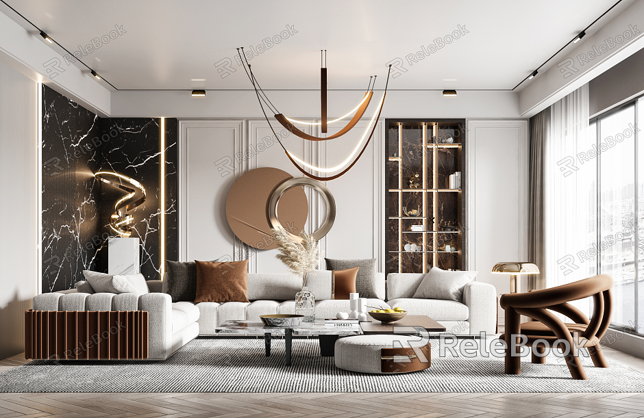 Light Luxury Living Room model