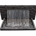 Stylish Garden Decorative Water Features With Stone Waterfall And Cascading Water Walls