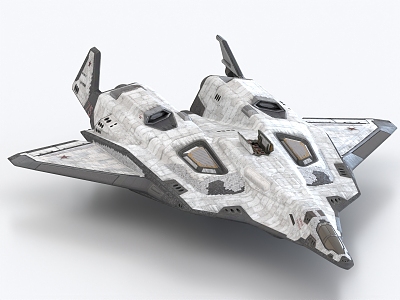 Spaceship Starship Spaceship Space Fighter 3d model