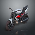 Motorcycle Two-wheeled Motorcycle Cross-country Motorcycle Road Race Motorcycle Motor Vehicle Transport 3d model