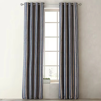 Curtain Cloth Curtain Fabric Home Living Room Curtain Bedroom Curtain 3d model