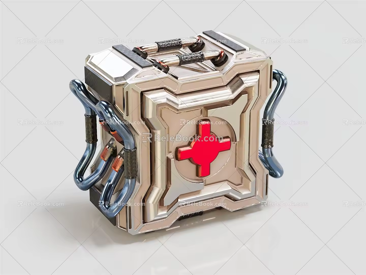 Modern Box Science Fiction Box Science Fiction Box 3d model