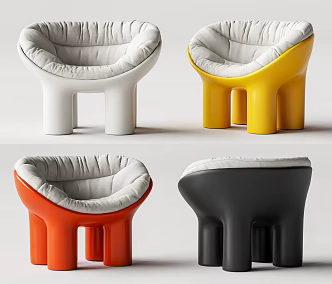 Roly Poly Leisure Chair Elephant Chair 3d model