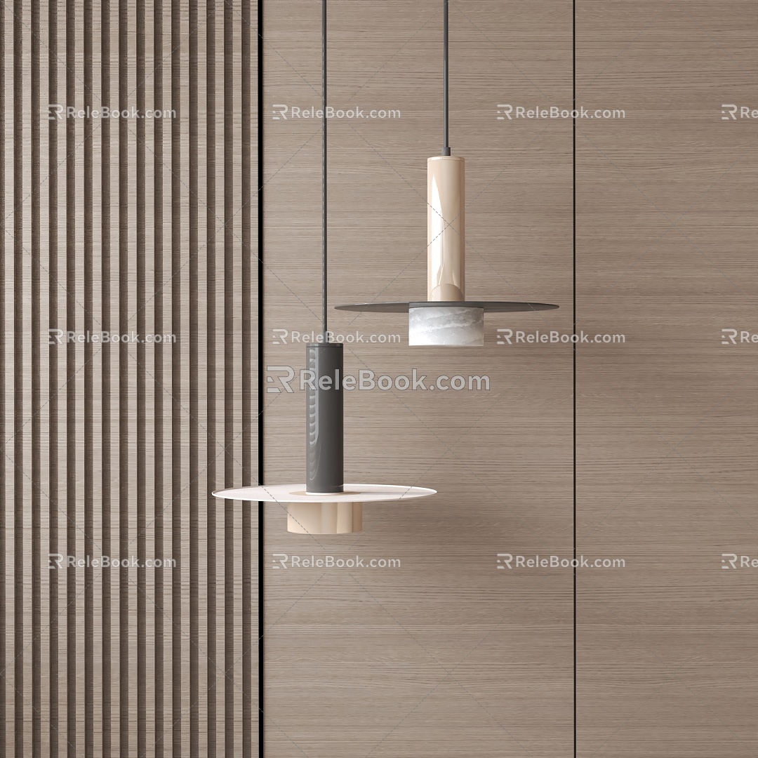 Modern chandelier 3d model