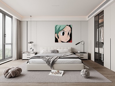 Modern Bedroom 3d model