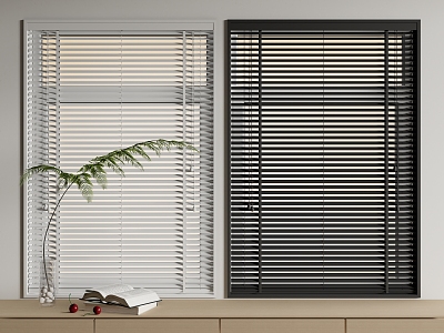 Modern venetian blinds Folding blinds 3d model