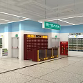 Specialty Store Interior with Organized Shelves Over-the-Counter Medicine and Ginseng Precious Herbs Product
