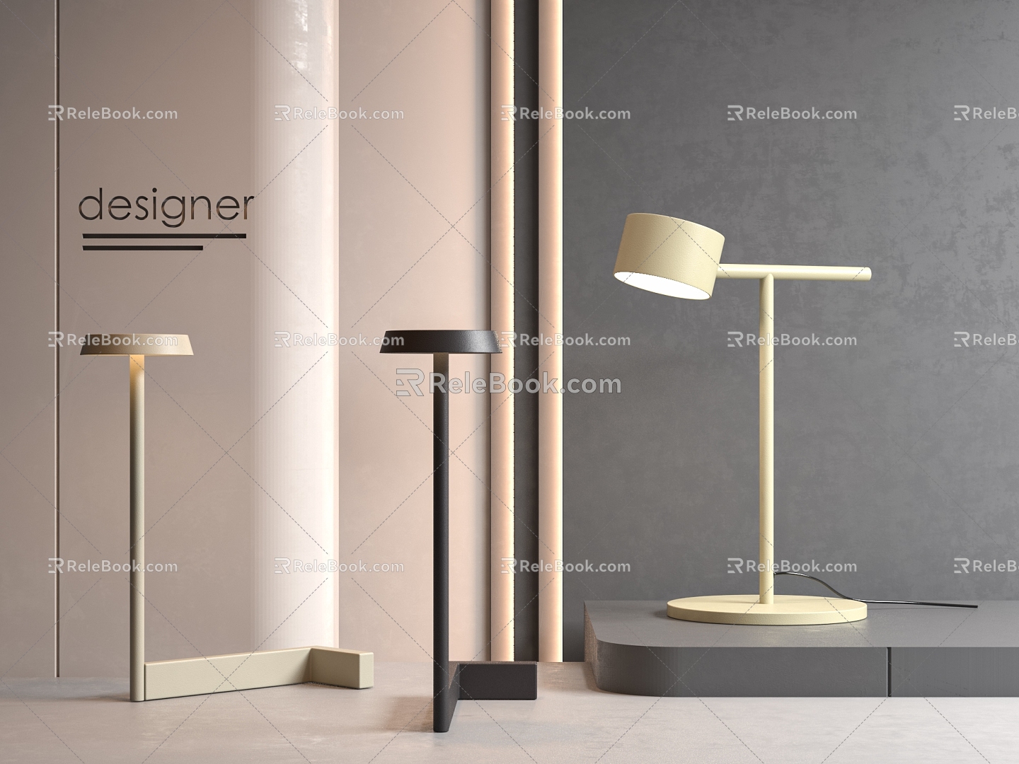 Table lamp 3d model