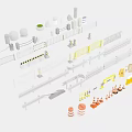 Various Types of Fencing Including Metal Plastic Temporary and Permanent with Accessories