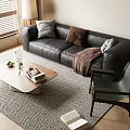 medieval double sofa 3d model
