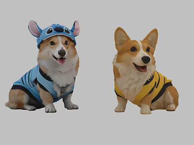 Puppy money 3d model