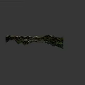 3D Landscape Terrain Model Featuring Mountain Ranges Green Vegetation Blue Lake and Natural Topography