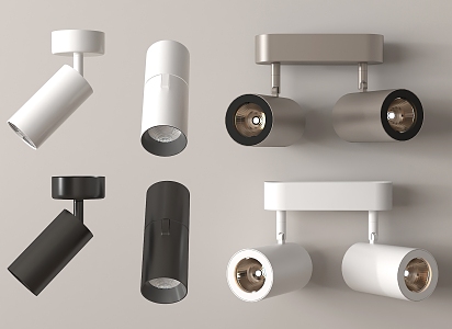 Modern downlight spotlight open-mounted downlight steering 3d model