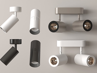 Modern downlight spotlight open-mounted downlight steering 3d model