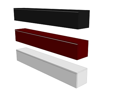 Modern Bookcase Bookcase Bookshelf 3d model