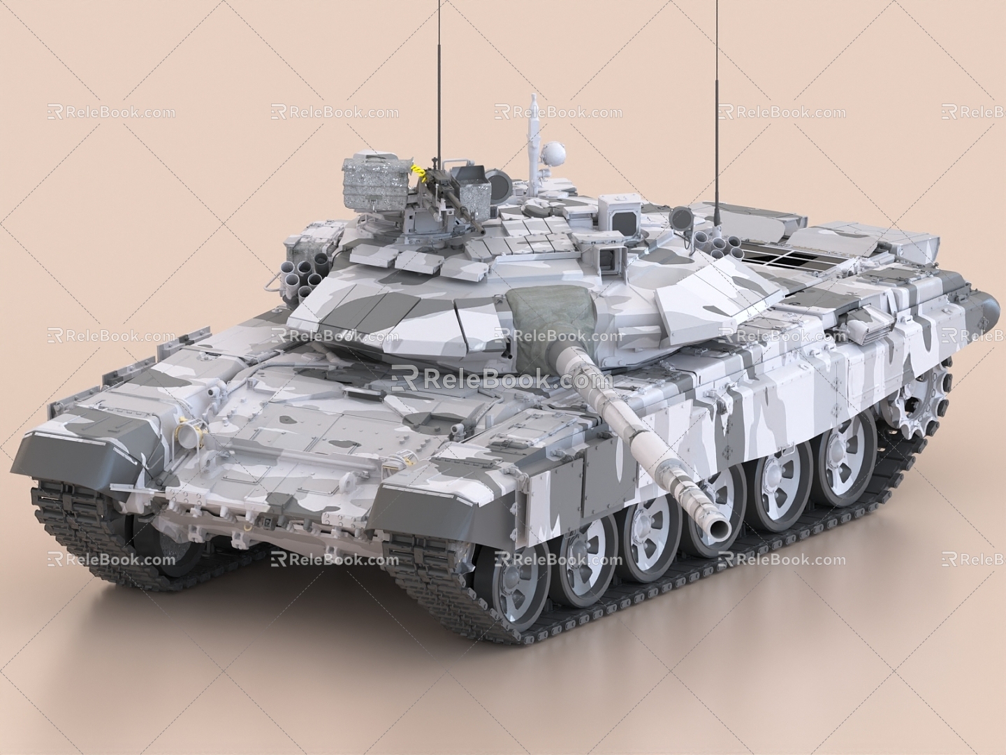 tank armored vehicle 3d model