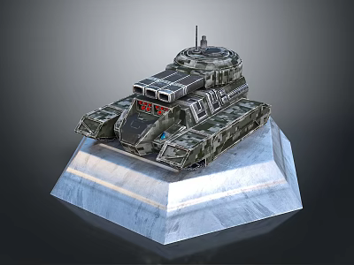 Sci-fi Tank Cartoon Tank Sci-fi Vehicle Sci-fi Vehicle World of Tanks Tank War Anime Tank 3d model