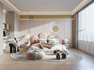 Modern Children's Room Bedroom Children's Room 3d model