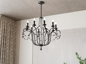 French chandelier 3d model