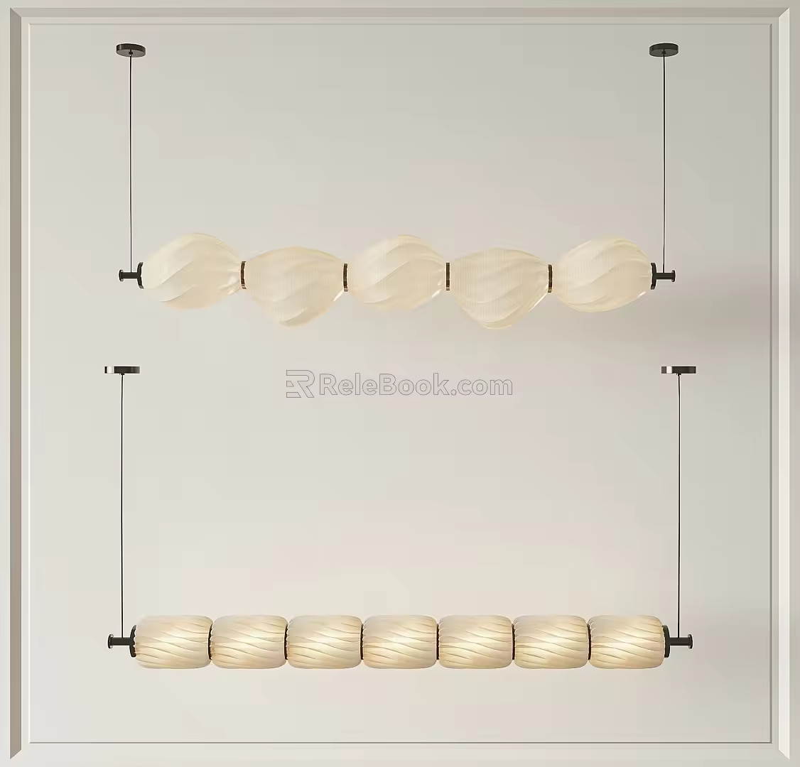 Chandelier combination 3d model