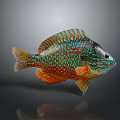 Vibrant Multicolored Tropical Fish With Shiny Scales Bright Fins And Colorful Patterns