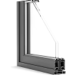 Modern window group corner sliding door 3d model