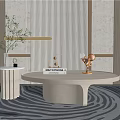 Modern coffee table texture mother coffee table 3d model