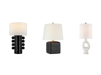 Modern hotel table lamp table lamp bedroom table lamp 3d model