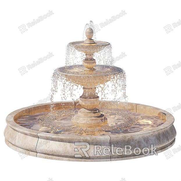 modern fountain model