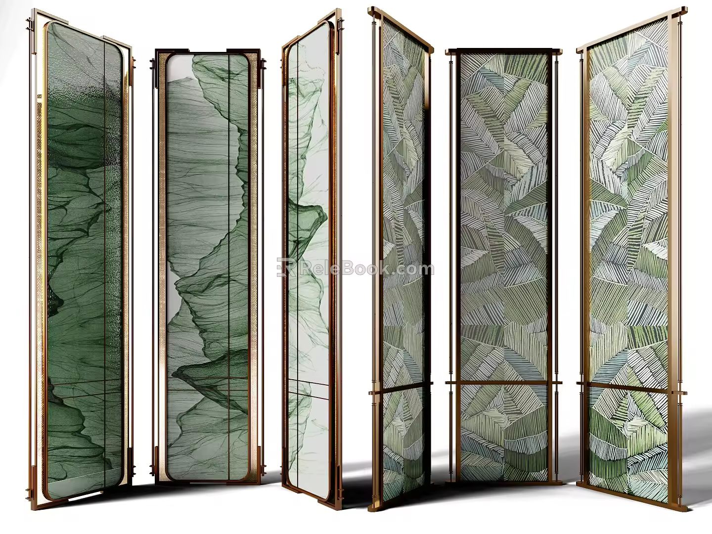 Modern screen partition 3d model
