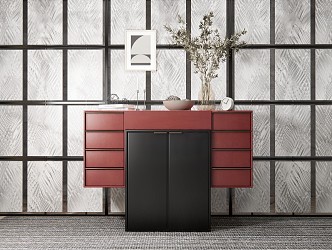 Modern Entrance Cabinet Sideboard 3d model