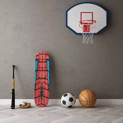 Modern Sports Equipment 3d model