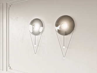 decorative wall lamp creative wall lamp 3d model