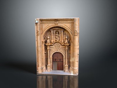 Ancient Building Door Ancient Building Door Chinese Style Door Antique Door Classical Door Chinese Style Door Chinese Style Entrance Traditional Door 3d model