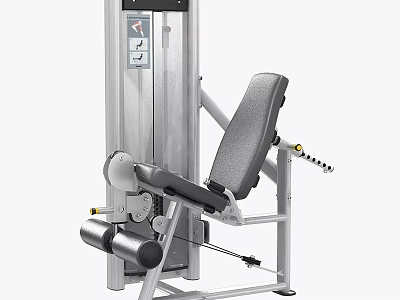 Sports Equipment Leg Press Machine With Adjustable Seat Weight Stack Metal Frame For Gym Fitness 3d model