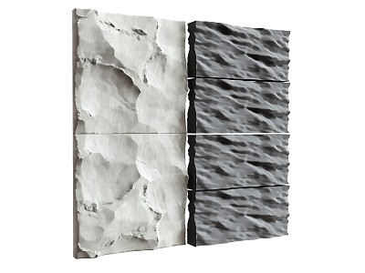 Modern Wall Stone Pieces Stone Wall Stone model