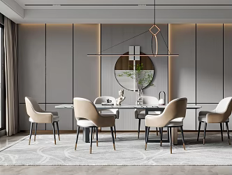 Modern Restaurant 3d model