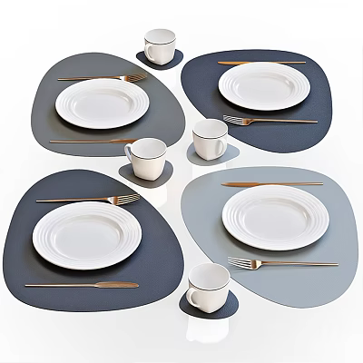 Modern Tableware 3d model