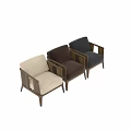 Modern Accent Chair with Wooden Frame Beige Fabric Upholstery Armrest and Multiple Color Options