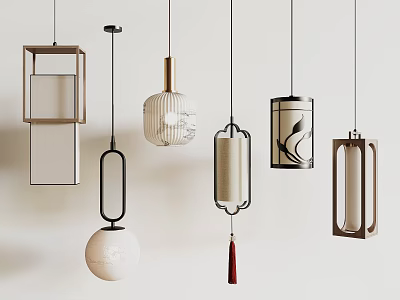 Various Modern And Traditional Design Chandeliers For Home Living Space Decor 3d model