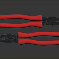 High Quality Hardware Tools Pliers With Comfortable Red Handles For Daily And Professional Use